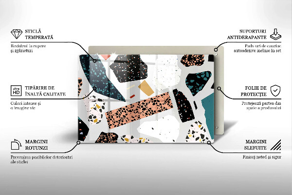 Tabla de cortar de vidrio Gres