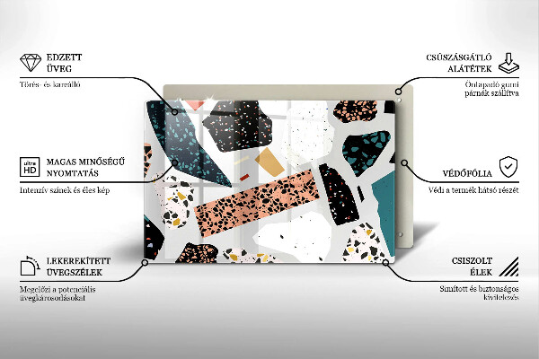 Tabla de cortar de vidrio Gres