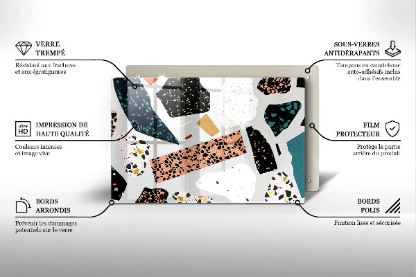 Tabla de cortar de vidrio Gres