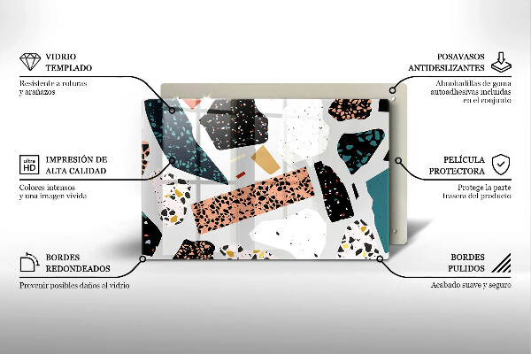 Tabla de cortar de vidrio Gres