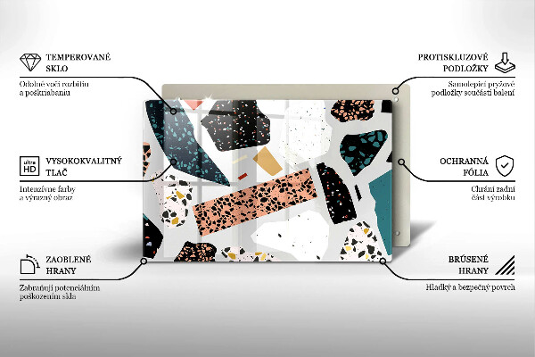 Tabla de cortar de vidrio Gres