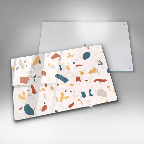 Tabla de cortar de vidrio Gres decorativo