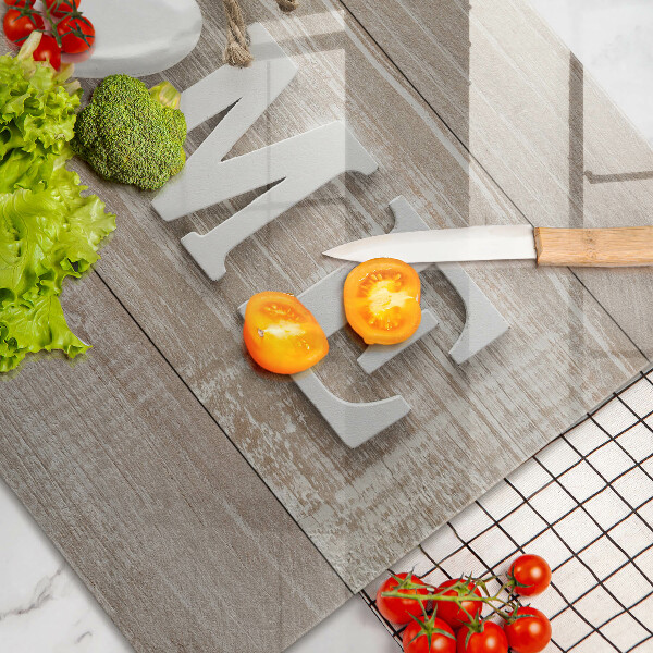 Tabla de cortar de vidrio Home