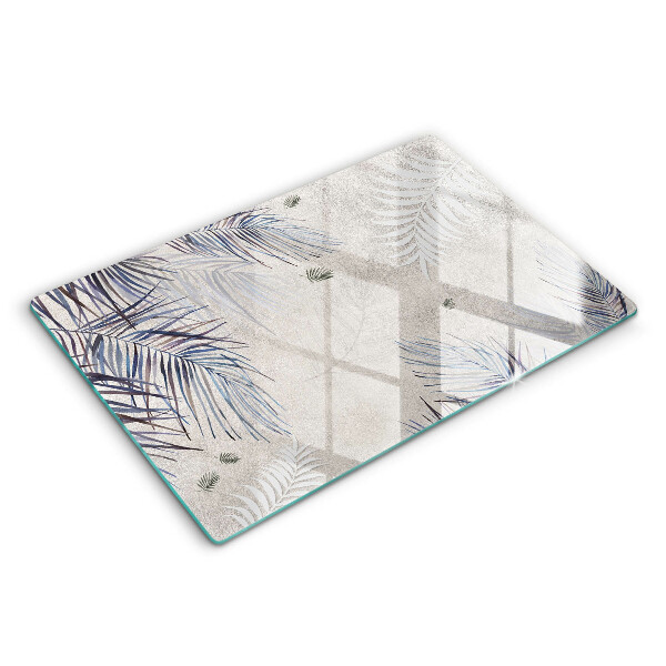 Tabla de cortar de vidrio Hojas sutiles