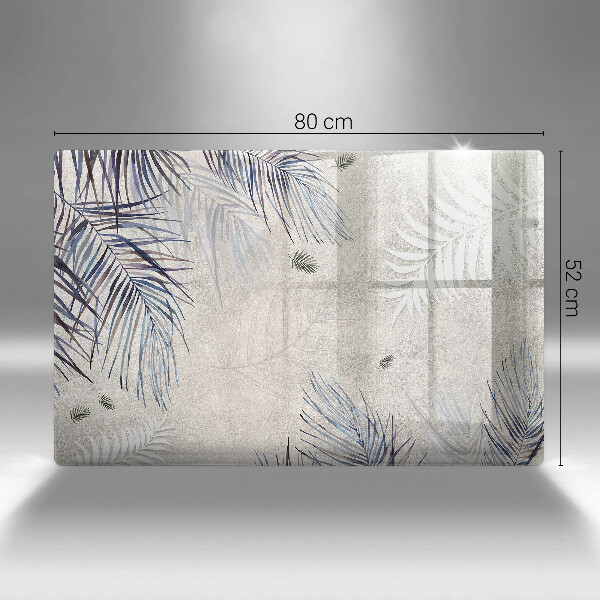 Tabla de cortar de vidrio Hojas sutiles