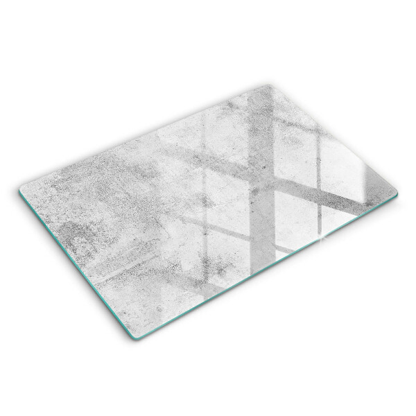 Tabla de cortar de vidrio Textura de hormigón