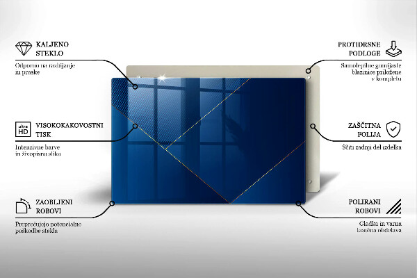 Tabla de cortar de vidrio Fondo moderno