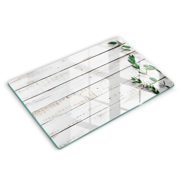 Tabla de cortar de vidrio Tablas y hojas viejas