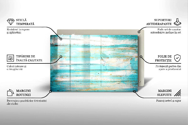 Tabla de cortar de vidrio Tableros de madera antiguos