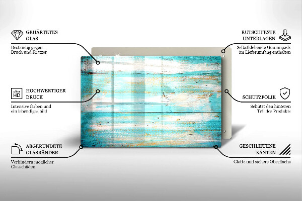 Tabla de cortar de vidrio Tableros de madera antiguos