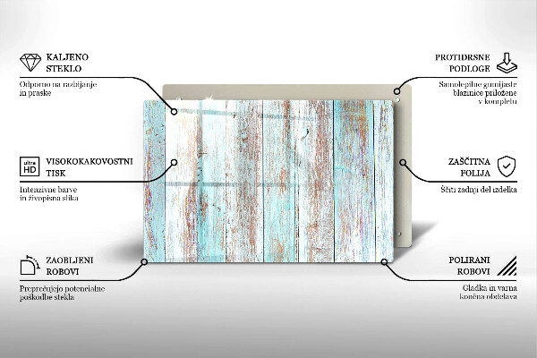 Tabla de cortar de vidrio Viejos tableros vintage