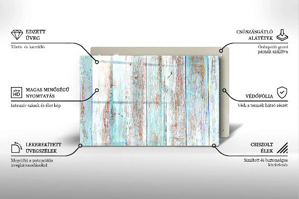 Tabla de cortar de vidrio Viejos tableros vintage