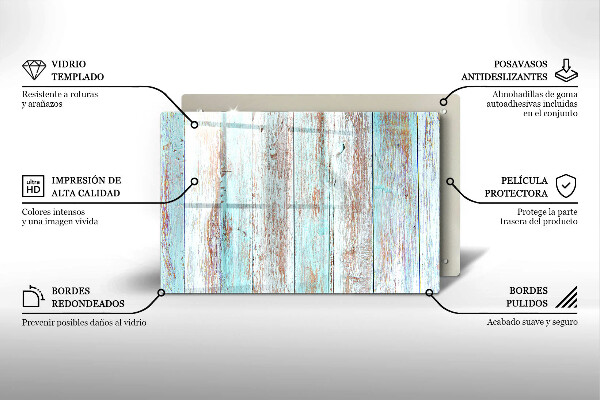 Tabla de cortar de vidrio Viejos tableros vintage