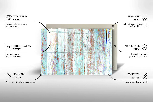 Tabla de cortar de vidrio Viejos tableros vintage