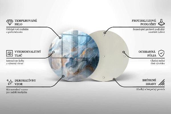 De vidrio templado Textura de mármol