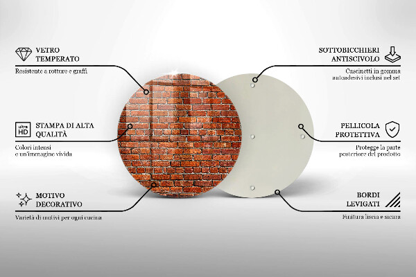 De vidrio templado Muro de pared de ladrillo