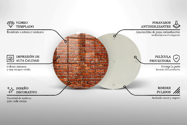 De vidrio templado Muro de pared de ladrillo