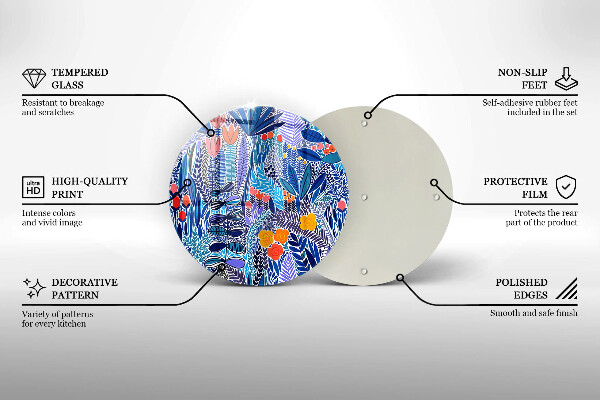 De vidrio templado Prado pintado