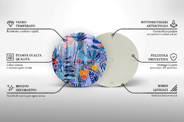 De vidrio templado Prado pintado