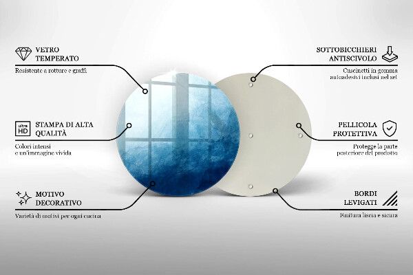 De vidrio templado Fondo abstracto