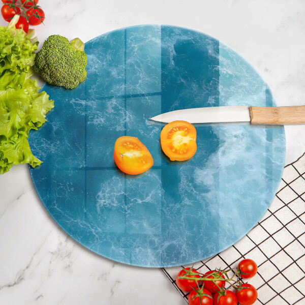 De vidrio templado Agua azul