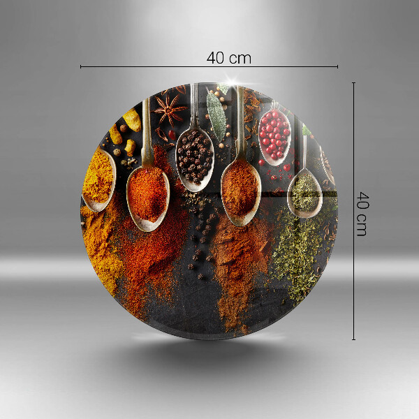 De vidrio templado Cucharas con especias