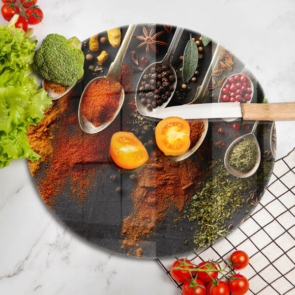 De vidrio templado Cucharas con especias