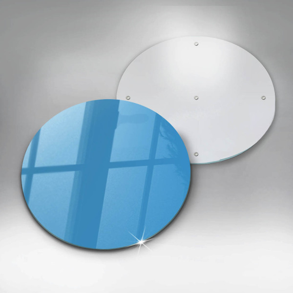 De vidrio templado Color azul