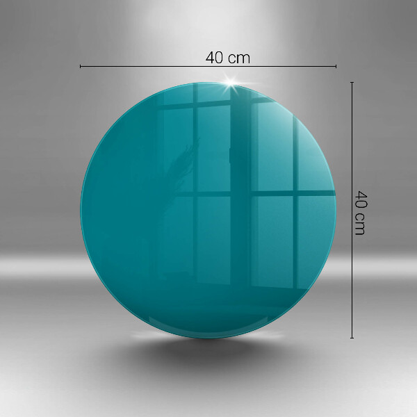 De vidrio templado Turquesa