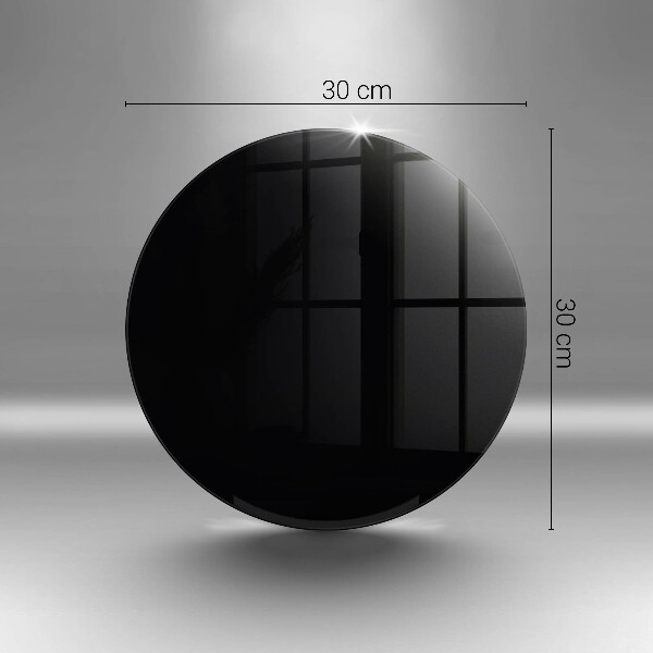 De vidrio templado De color negro