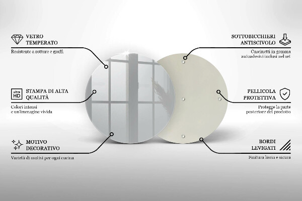 De vidrio templado Color gris