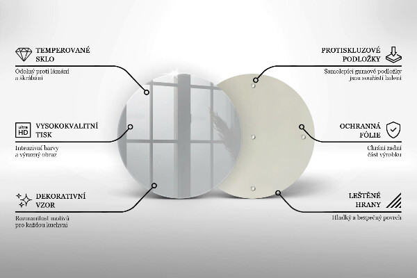 De vidrio templado Color gris