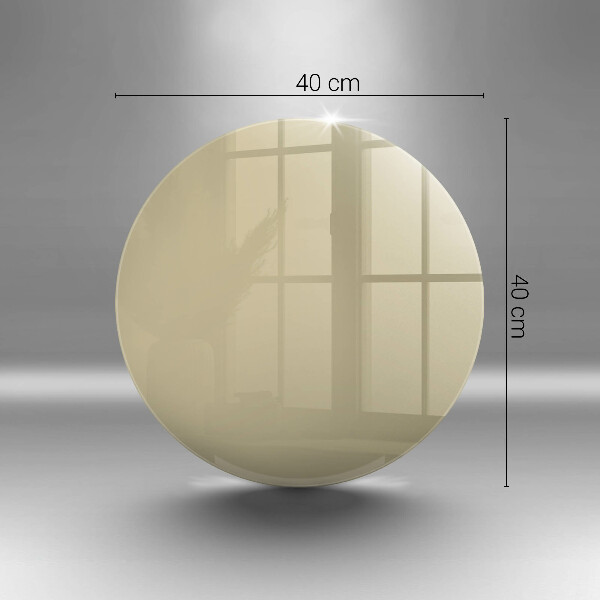 De vidrio templado Color beige