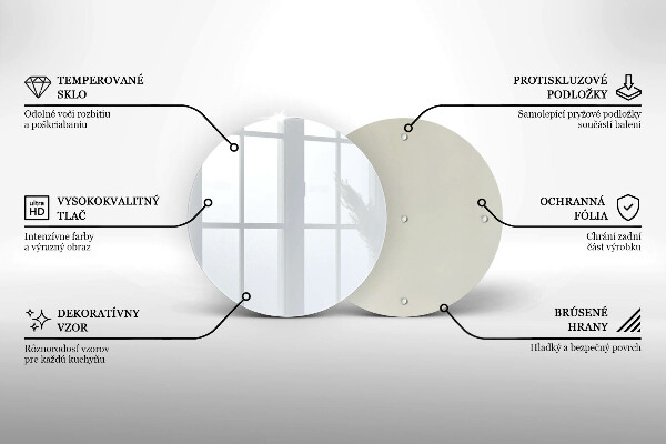 De vidrio templado El color blanco