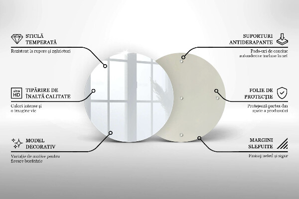 De vidrio templado El color blanco