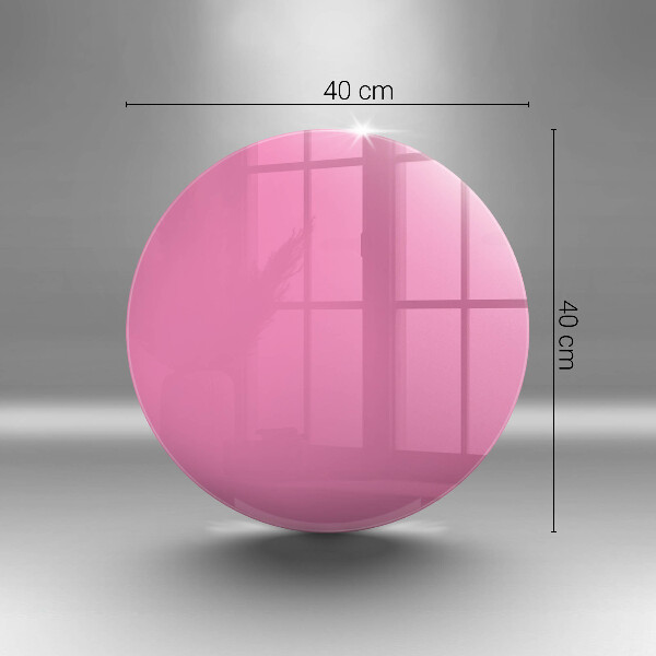 De vidrio templado Color rosa