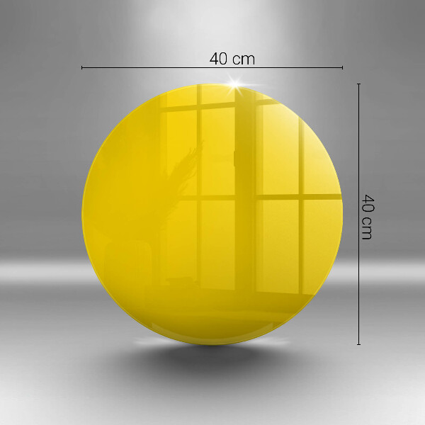 De vidrio templado Amarillo