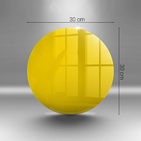 De vidrio templado Amarillo