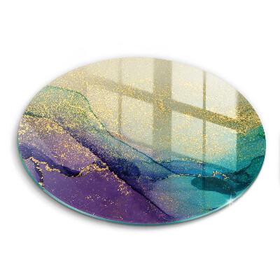 De vidrio templado Fondo con oro