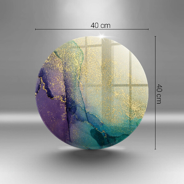 De vidrio templado Fondo con oro