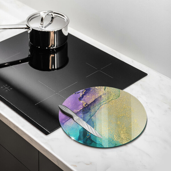 De vidrio templado Fondo con oro