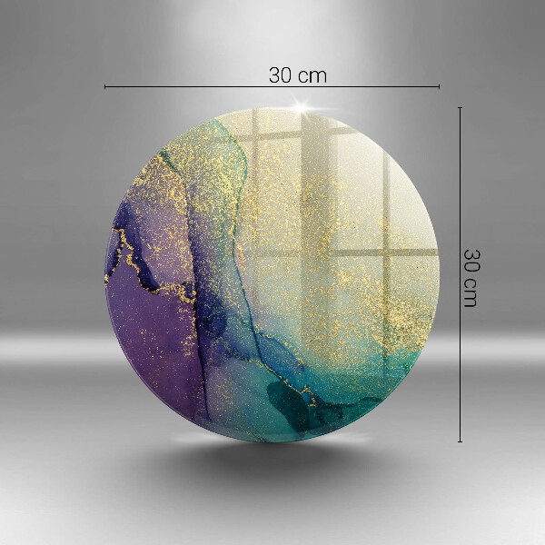 De vidrio templado Fondo con oro