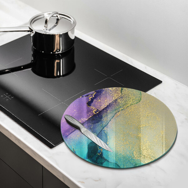 De vidrio templado Fondo con oro