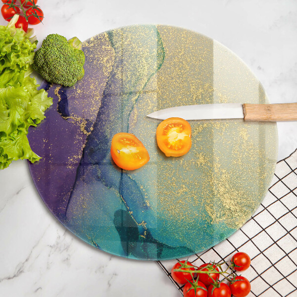 De vidrio templado Fondo con oro