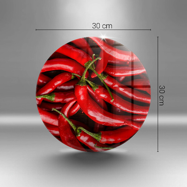 De vidrio templado Pimientos picantes