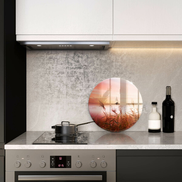 De vidrio templado Paisaje de campos de hierba