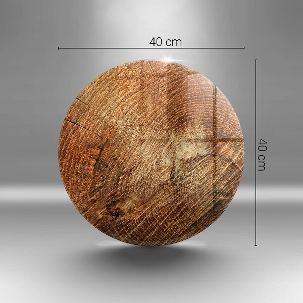 De vidrio templado Grano de madera del árbol