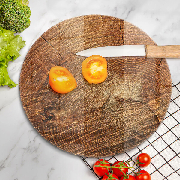De vidrio templado Grano de madera del árbol