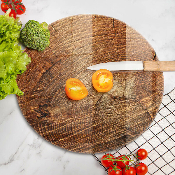 De vidrio templado Grano de madera del árbol