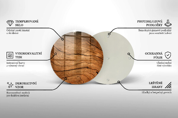 De vidrio templado Textura de tablero de madera